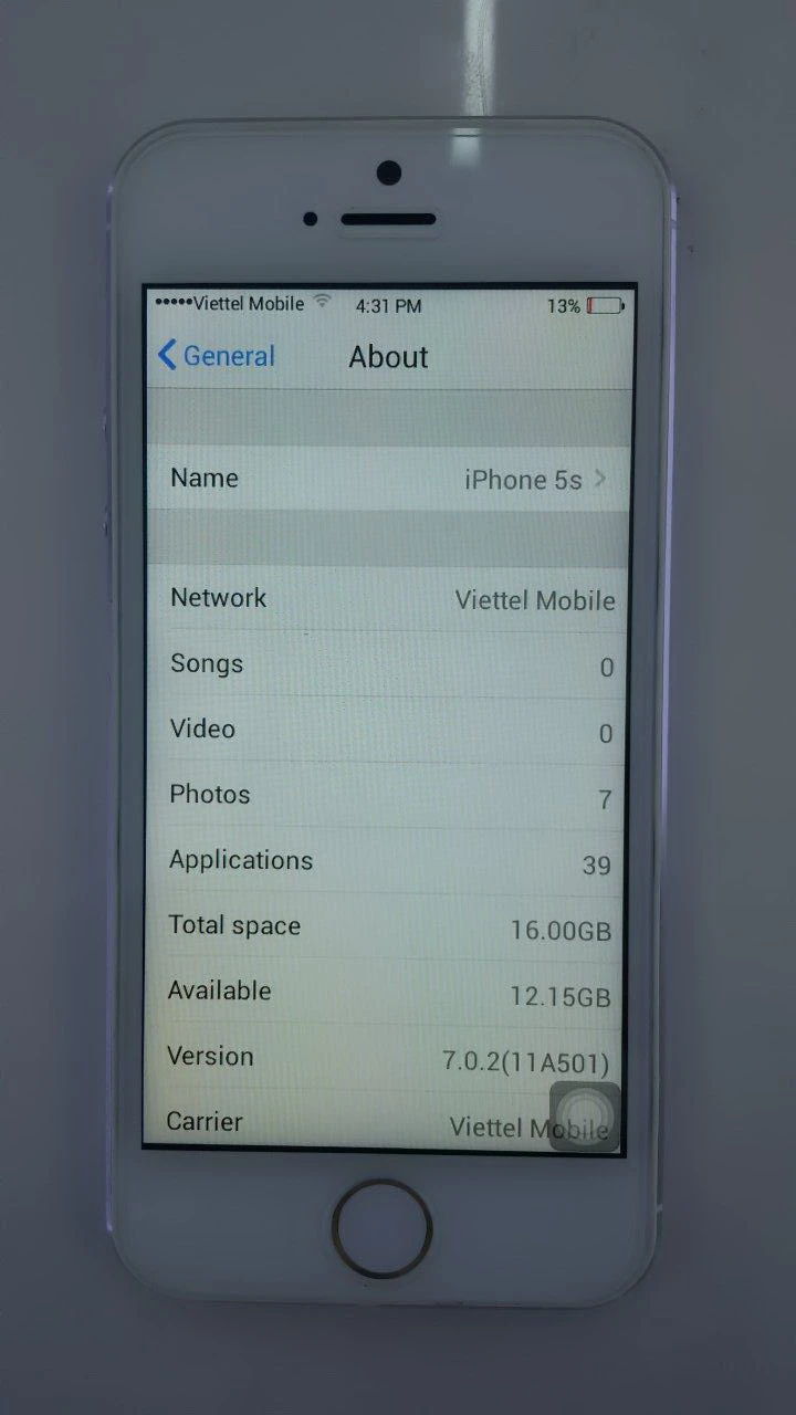 iPhone 5s Gold giả như thật ảnh 3